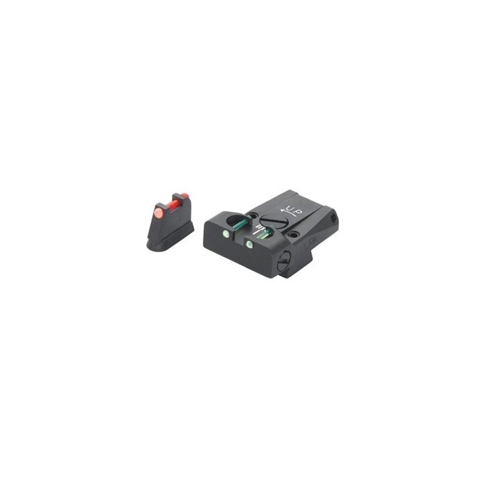 LPA TTF86CZ Adjustable Sight Set for CZ 75/85 with Fiber Optic