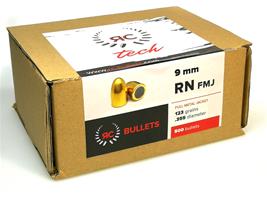 RC TECH Copper plated 9mm FP 145 grn .356 1000 PCS