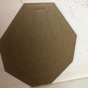 CARDBOARD IPSC MICRO TARGET TAN/WHITE 10 PCS./ PACK