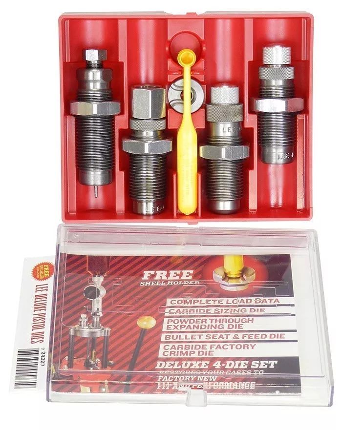 Lee Deluxe Pistol 4-Die Carbide Set - 9mm