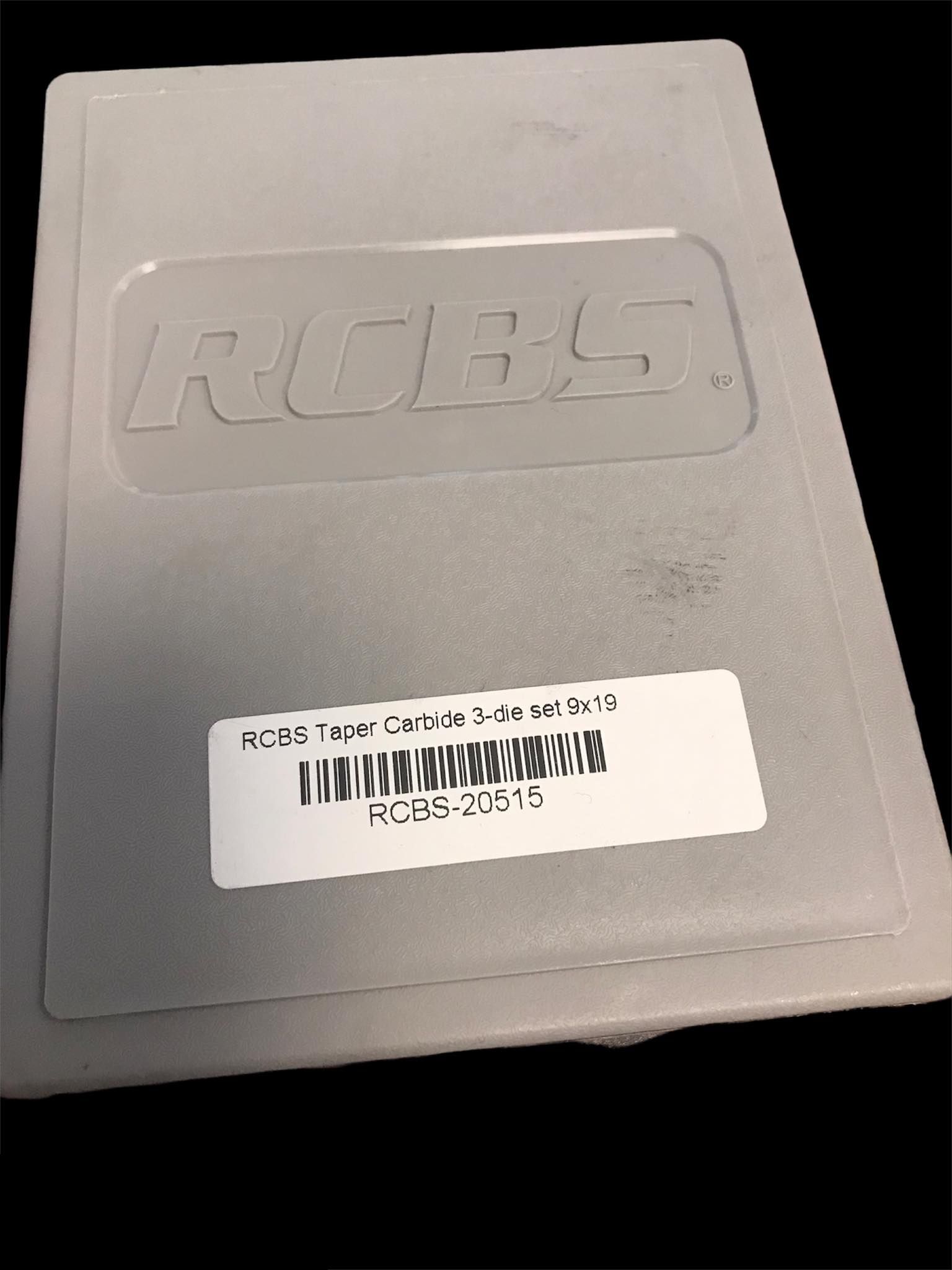 RCBS TAPER CARBIDE 3-DIE SET 9X19