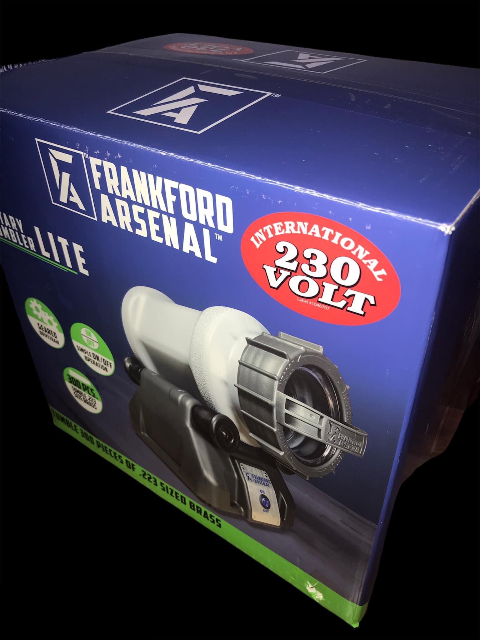 TUMBLER ROTATIVO FRANKFORD ARSENAL PLATINUM SERIES LITE 230V